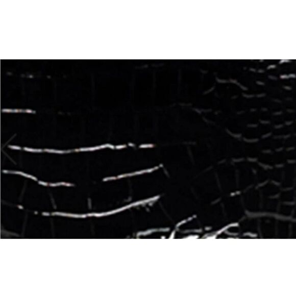 New CHASE AND CHLOE Chain Embellished Stiletto Heel Black Bootie gold chain 5.5 - Picture 3 of 4